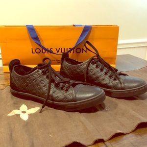 Louis Vuitton Embossed Calfskin Punchy Sneakers